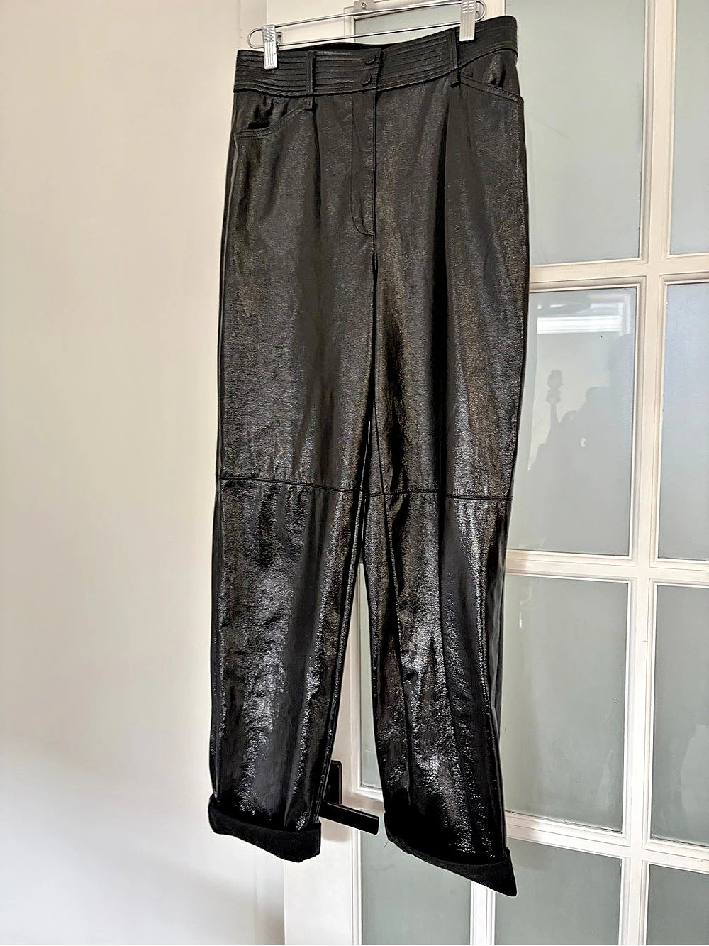 Wilfred The Melina Pant Faux Leather Straight Leg Pants Size Small Like New